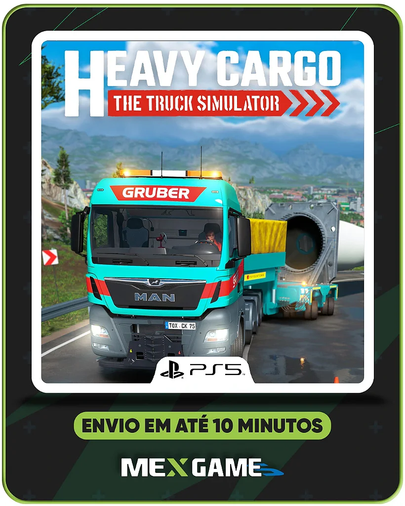 HEAVY CARGO - THE TRUCK SIMULATOR - PS5 - MÍDIA DIGITAL
