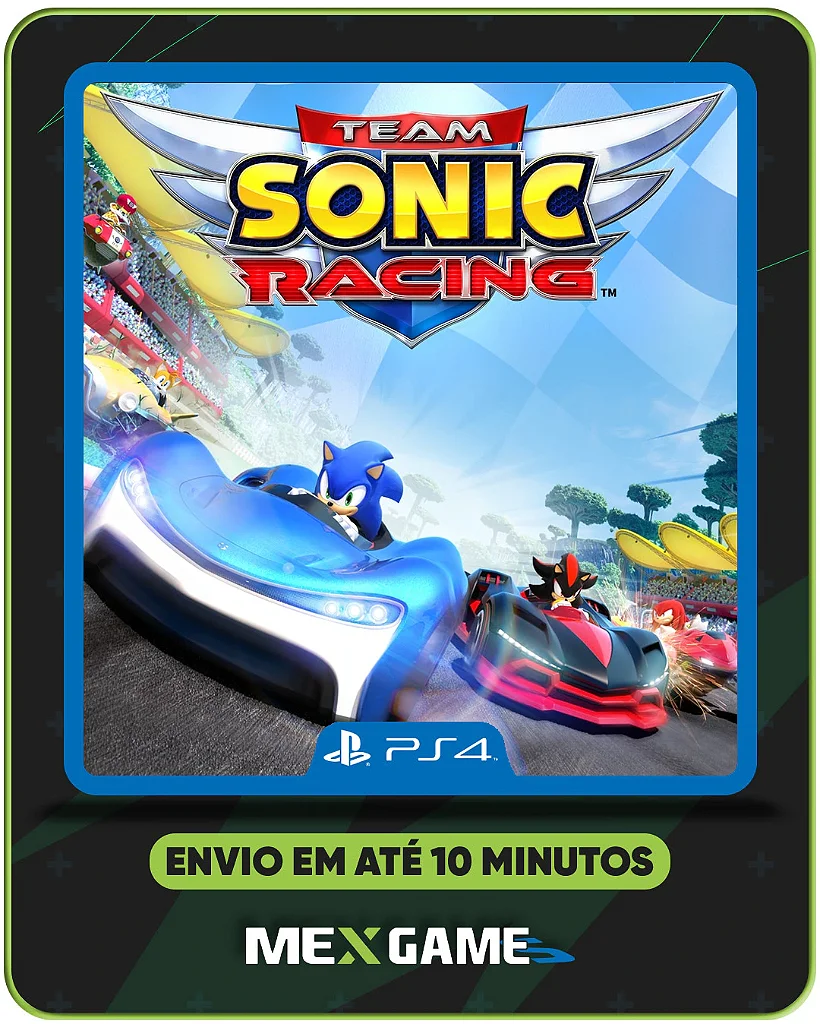 TEAM SONIC RACING - PS4 - MÍDIA DIGITAL