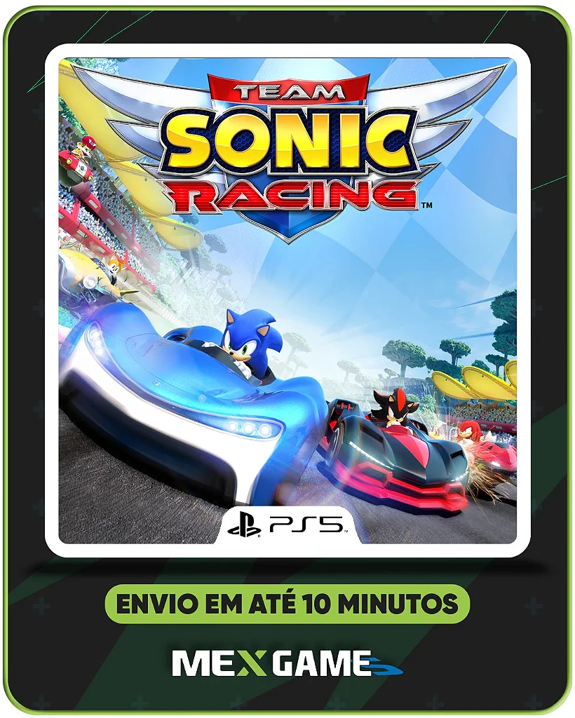 TEAM SONIC RACING - PS5 - MÍDIA DIGITAL
