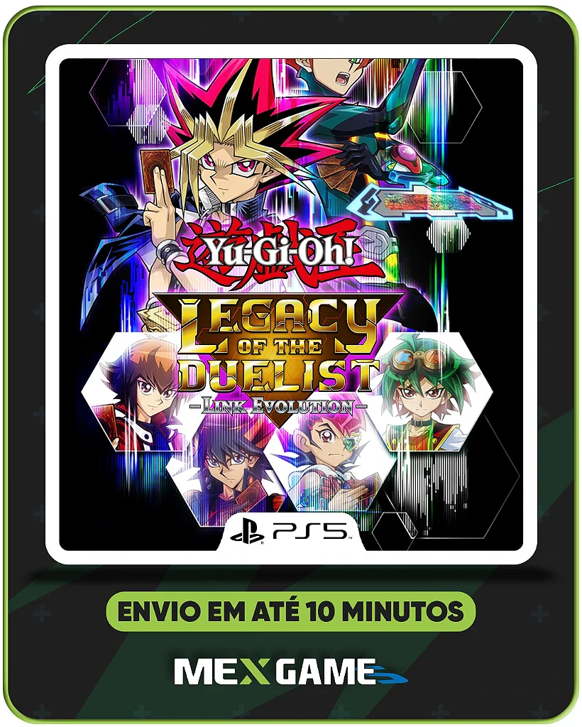 YU-GI-OH! LEGACY OF THE DUELIST: LINK EVOLUTION - PS5 - MÍDIA DIGITAL
