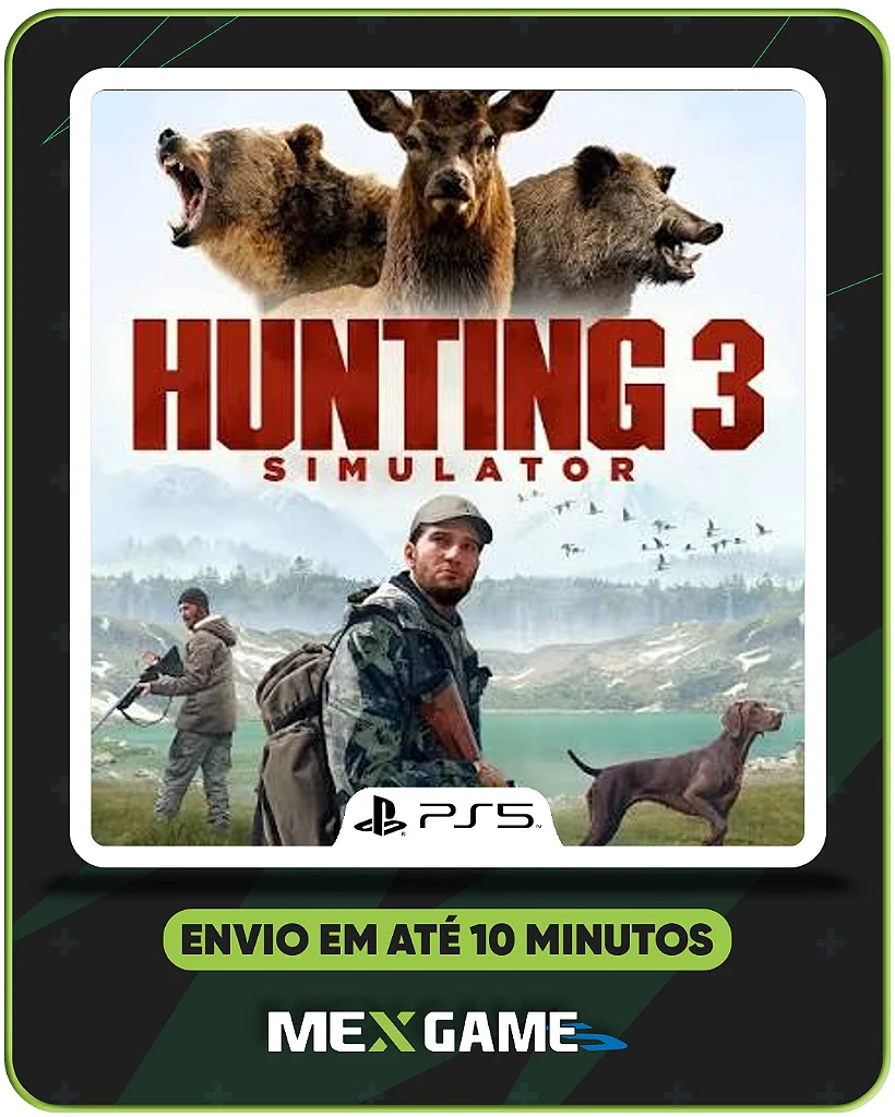 HUNTING SIMULATOR 3 - PS5 - MÍDIA DIGITAL