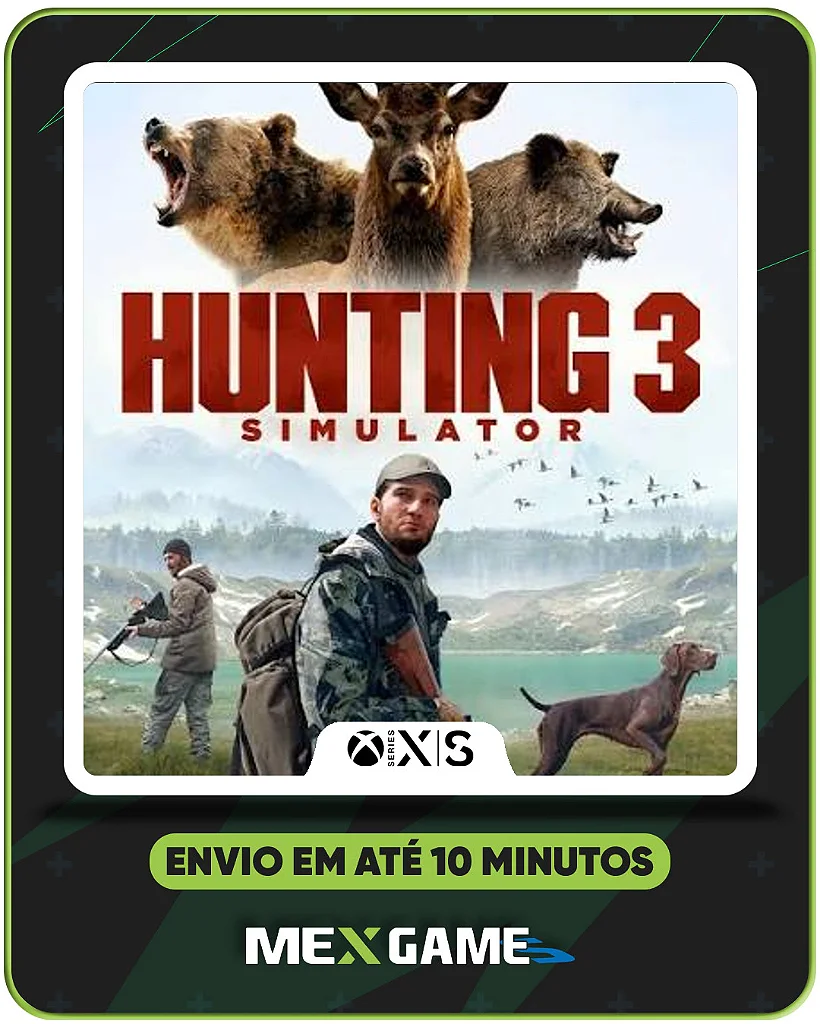 HUNTING SIMULATOR 3 - XBOX SERIES X|S - MÍDIA DIGITAL
