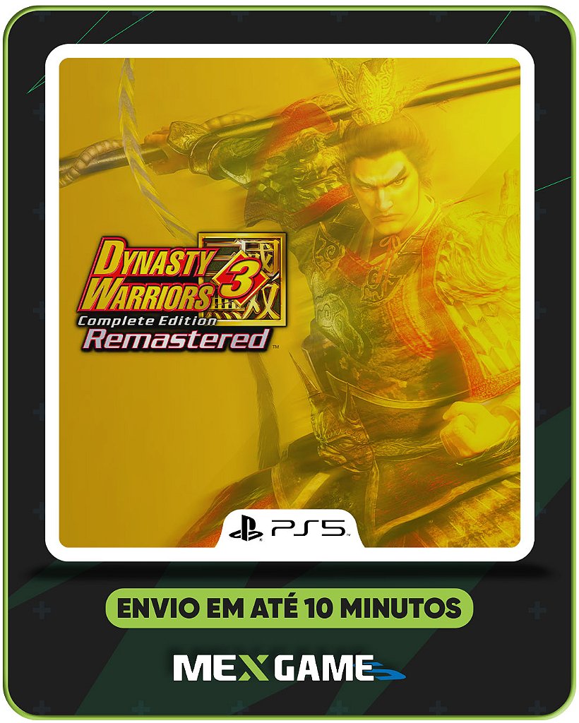 DYNASTY WARRIORS 3: COMPLETE EDITION REMASTERED - PS5 - MIDIA DIGITAL