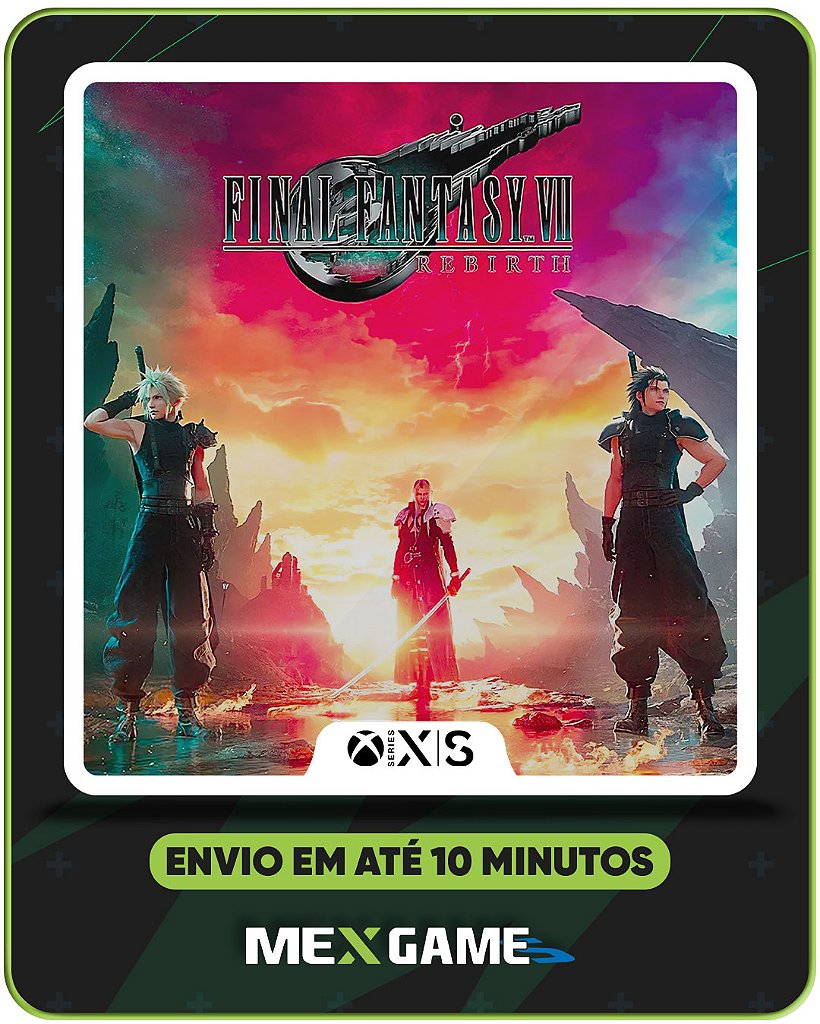FINAL FANTASY VII REBIRTH - XBOX SERIES X|S - MÍDIA DIGITAL