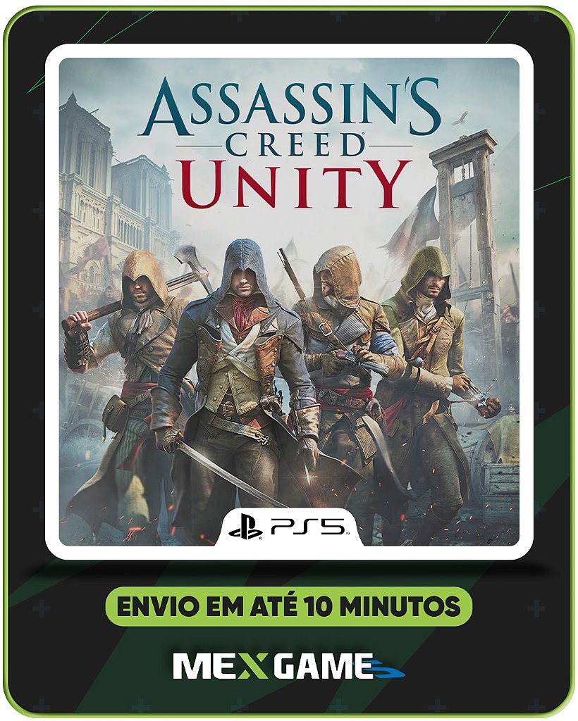 ASSASSINS CREED UNITY - PS5 - MÍDIA DIGITAL