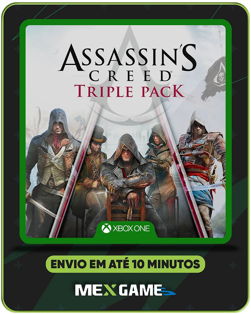 ASSASSINS CREED TRIPLE PACK - XBOX ONE - MÍDIA DIGITAL