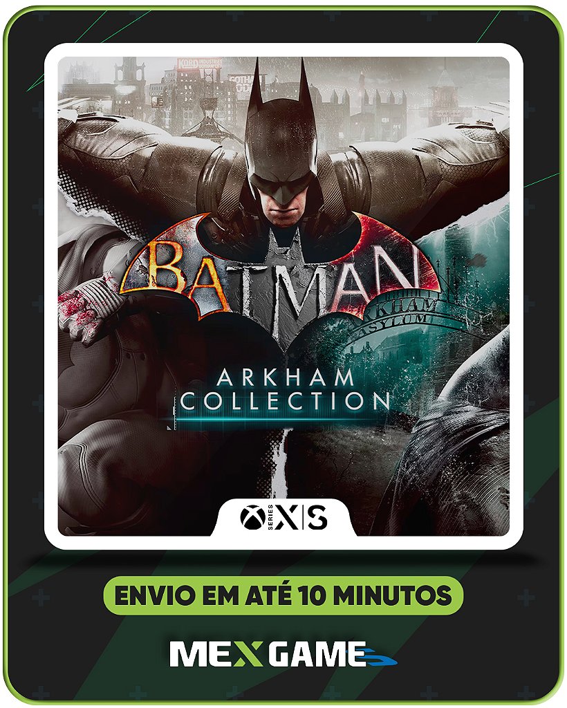 BATMAN ARKHAM COLLECTION - XBOX SERIES X|S - MÍDIA DIGITAL
