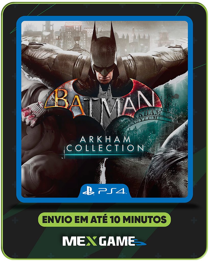 BATMAN ARKHAM COLLECTION - PS4 - MÍDIA DIGITAL