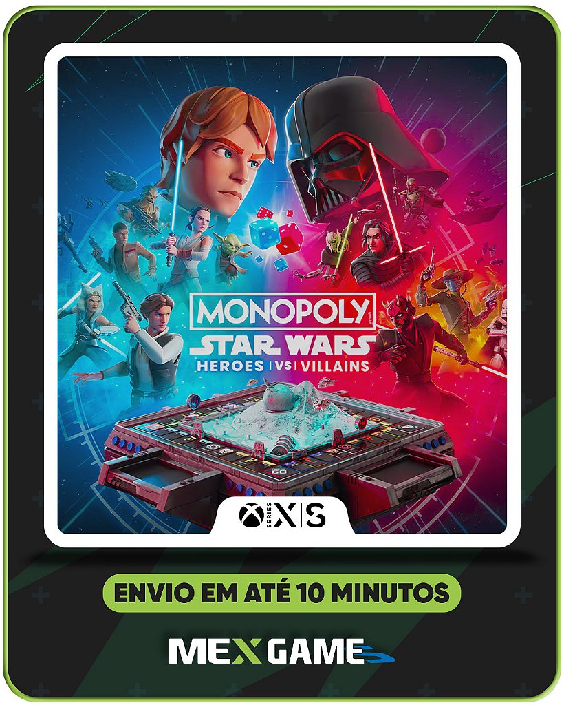 MONOPOLY: STAR WARS HEROES VS. VILLAINS - XBOX SERIES X|S - MÍDIA DIGITAL