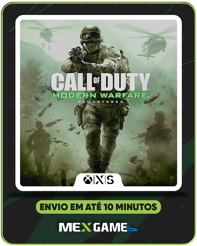 CALL OF DUTY MODERN WARFARE 1 REMASTERED - XBOX SERIES X|S - MÍDIA DIGITAL