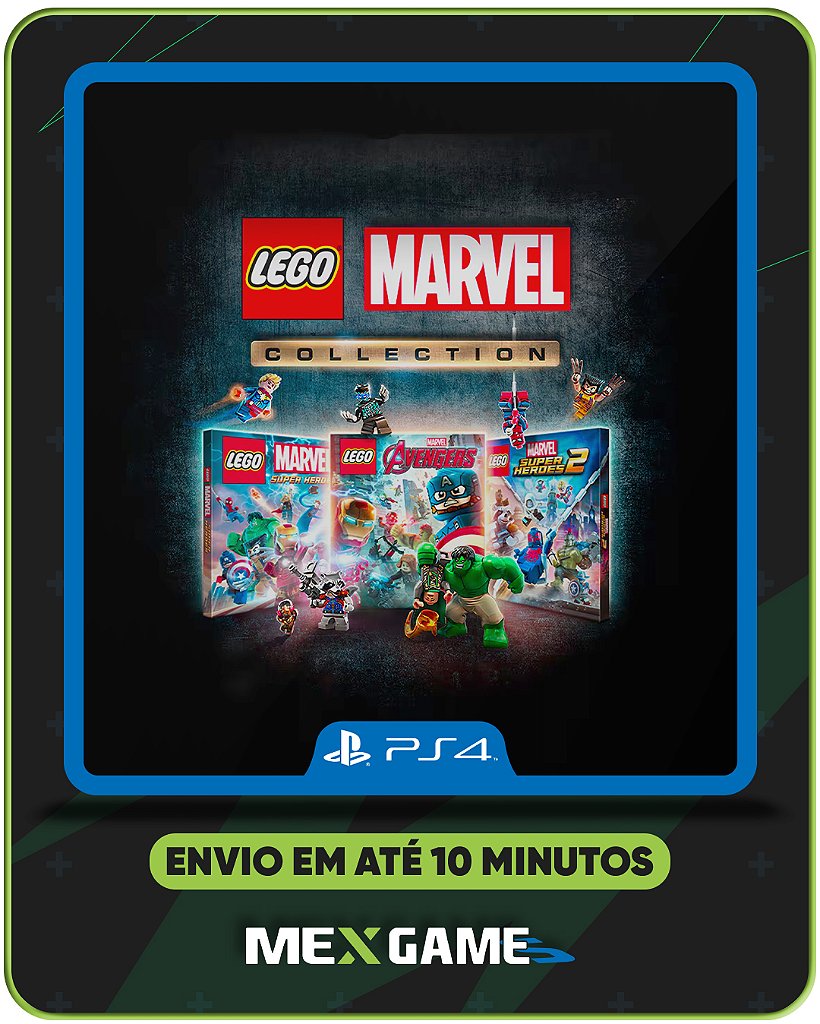 COLEÇÃO LEGO MARVEL - PS4 - MIDIA DIGITAL