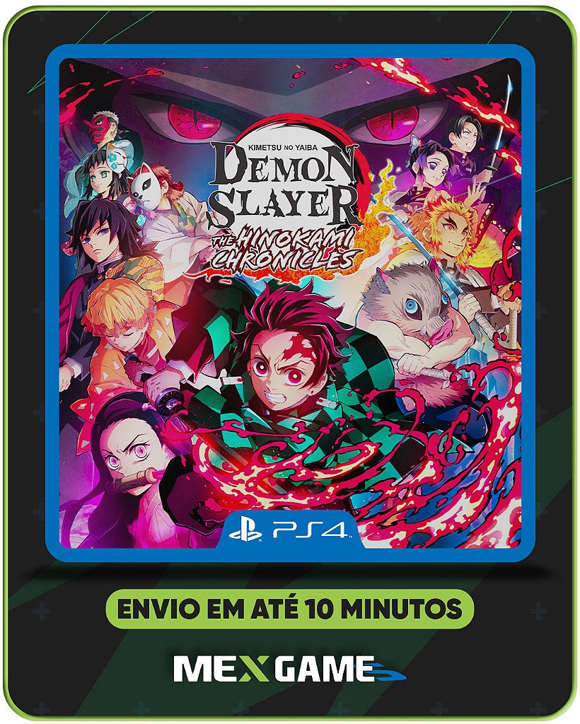 DEMON SLAYER -KIMETSU NO YAIBA- THE HINOKAMI CHRONICLES - PS4 - MIDIA DIGITAL