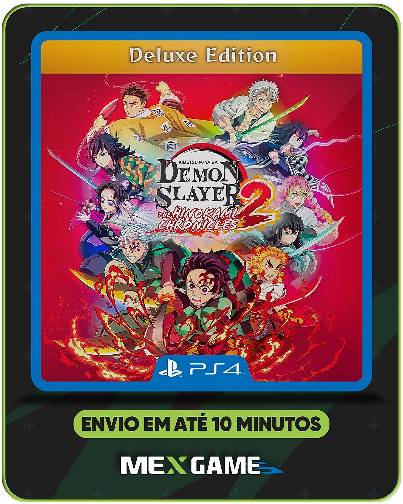 DEMON SLAYER - KIMETSU NO YAIBA - THE HINOKAMI CHRONICLES 2 DELUXE EDITION (ACESSO ANTECIPADO)- PS4 - MÍDIA DIGITAL