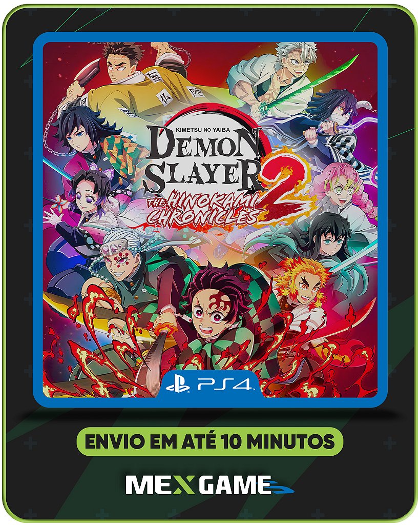 DEMON SLAYER - KIMETSU NO YAIBA - THE HINOKAMI CHRONICLES 2 STANDART EDITION - PS4 - MÍDIA DIGITAL