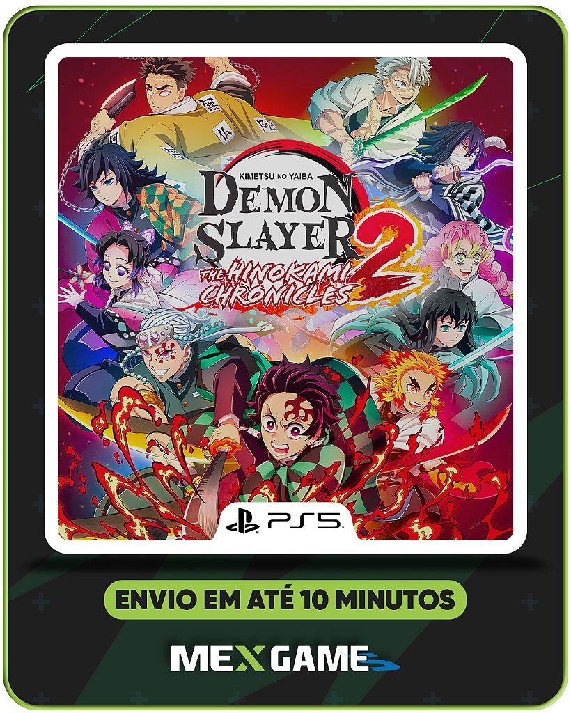 DEMON SLAYER - KIMETSU NO YAIBA - THE HINOKAMI CHRONICLES 2 STANDART EDITION - PS5 - MÍDIA DIGITAL