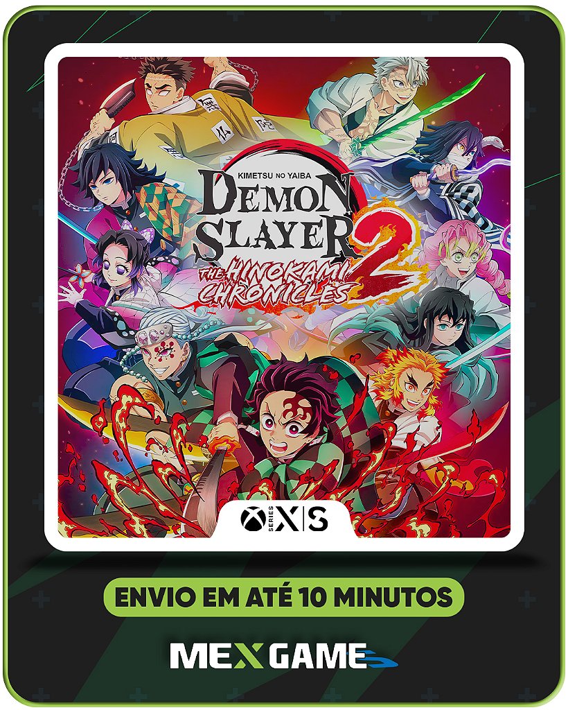 DEMON SLAYER - KIMETSU NO YAIBA - THE HINOKAMI CHRONICLES 2 STANDARD EDITION - XBOX SERIES X|S - MÍDIA DIGITAL