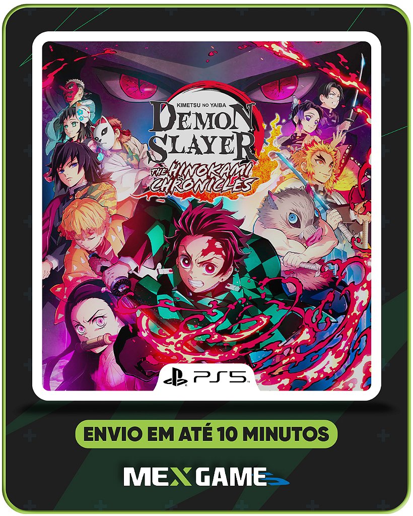 DEMON SLAYER -KIMETSU NO YAIBA- THE HINOKAMI CHRONICLES - PS5 - MIDIA DIGITAL