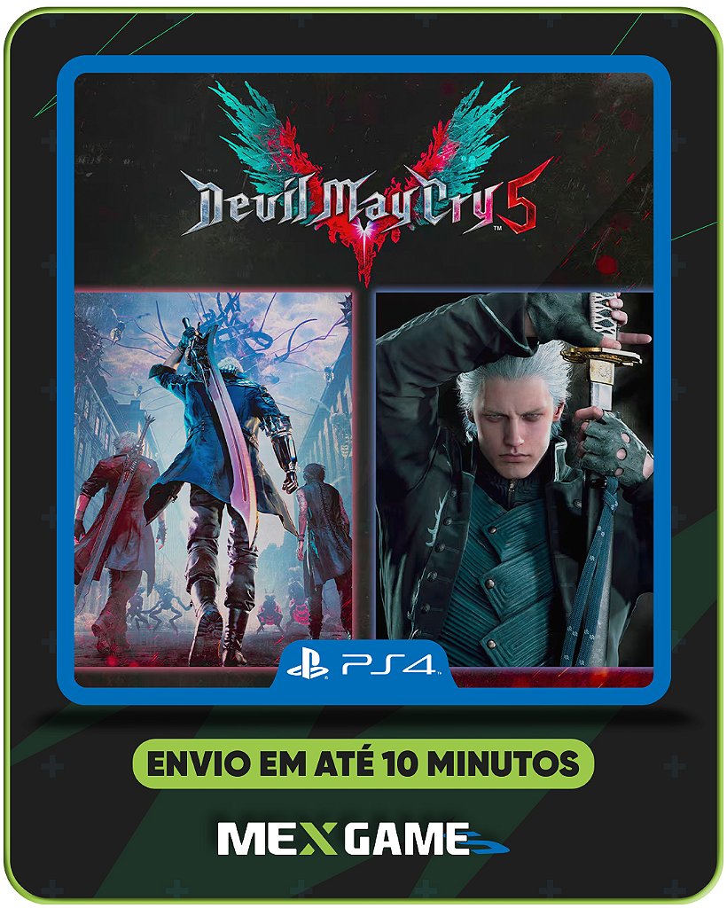 DEVIL MAY CRY 5 + VERGIL - PS4 - MÍDIA DIGITAL