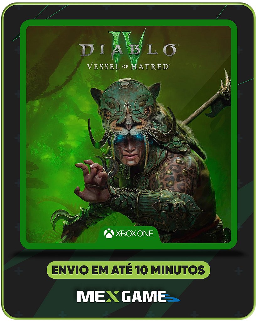 DIABLO IV VESSEL OF HATRED (DLC) - XBOX ONE - MÍDIA DIGITAL