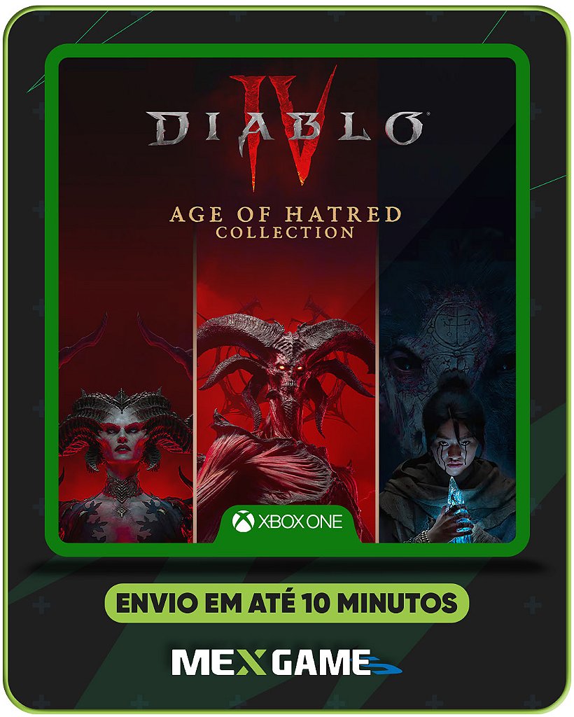 DIABLO IV: AGE OF HATRED COLLECTION - XBOX ONE - MÍDIA DIGITAL