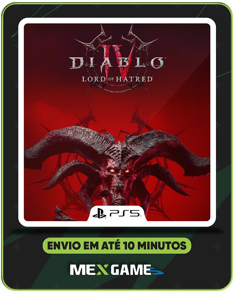 DIABLO IV: LORD OF HATRED (DLC) - PS5 - MIDIA DIGITAL
