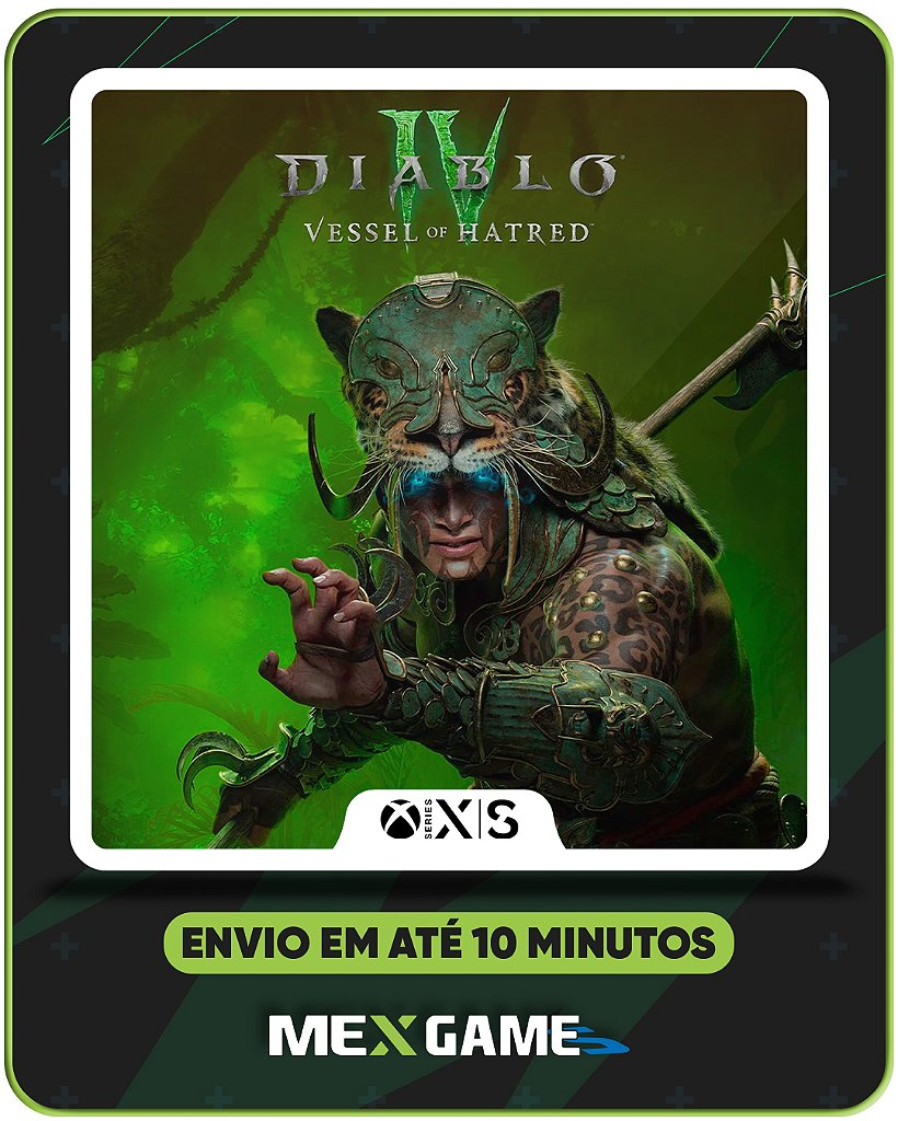 DIABLO IV VESSEL OF HATRED (DLC) - XBOX SERIES X|S- MÍDIA DIGITAL