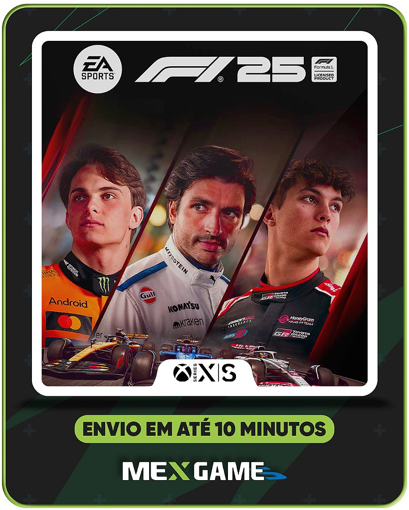 F1 25 - XBOX SERIES X|S - MÍDIA DIGITAL