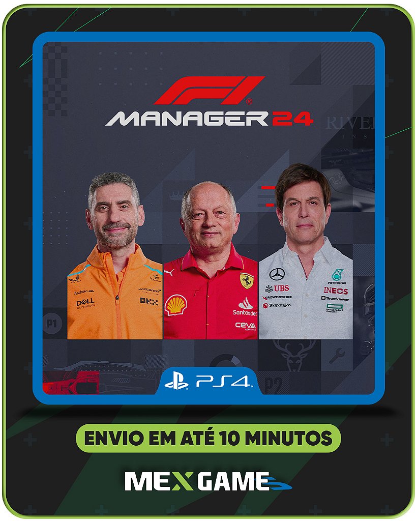 F1 MANAGER 2024 - PS4 - MÍDIA DIGITAL
