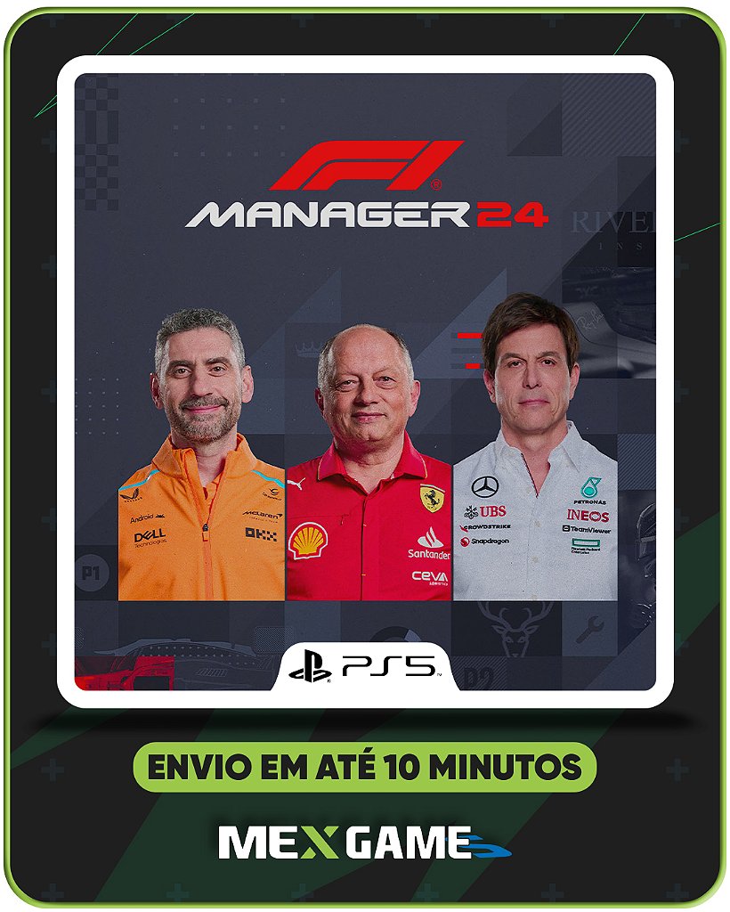 F1 MANAGER 2024 - PS5 - MÍDIA DIGITAL