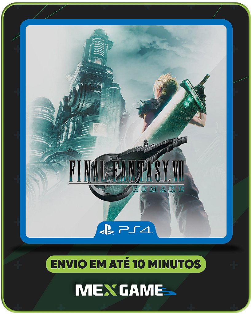 FINAL FANTASY VII REMAKE - PS4 - MÍDIA DIGITAL