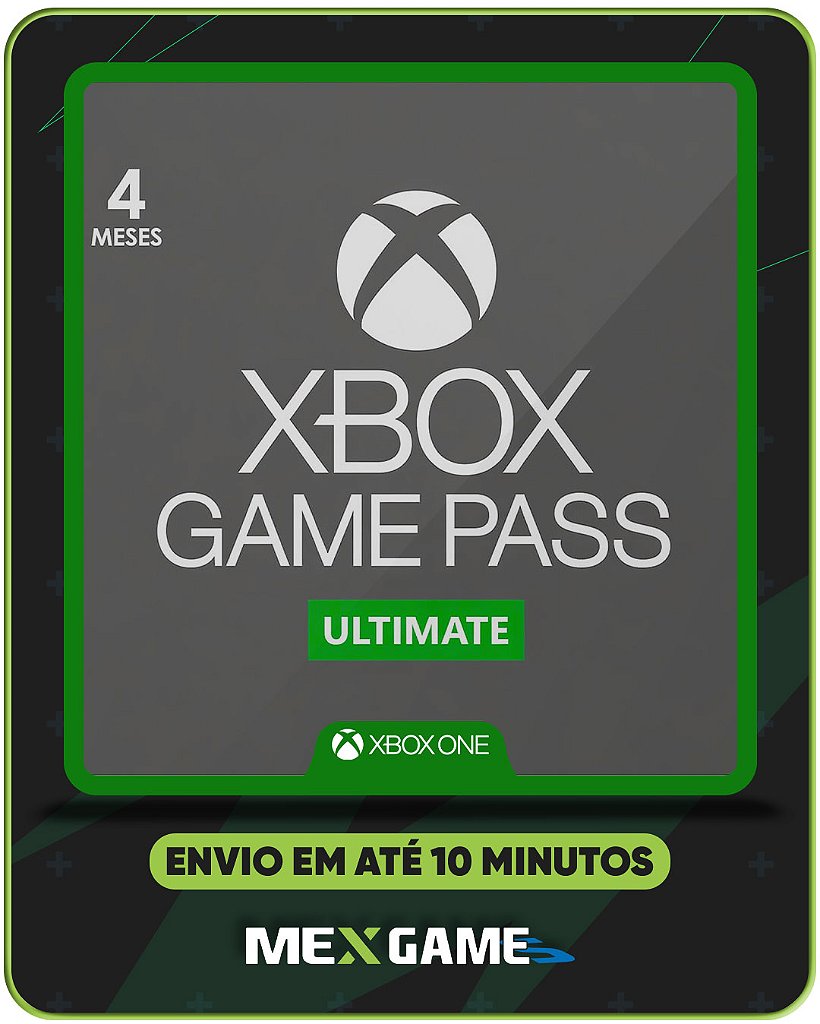 GAME PASS ULTIMATE 4 MESES - XBOX ONE- MÍDIA DIGITAL