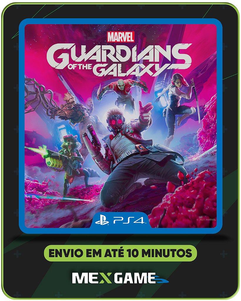 GUARDIÕES DA GALÁXIA DA MARVEL - PS4 - MÍDIA DIGITAL
