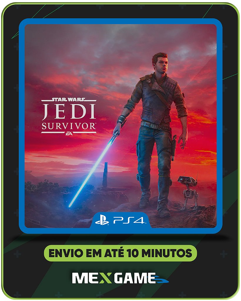 STAR WARS JEDI SURVIVOR - PS4 - MÍDIA DIGITAL