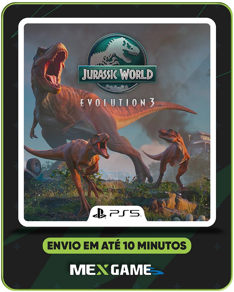 JURASSIC WORLD EVOLUTION 3 - PS5 - MÍDIA DIGITAL