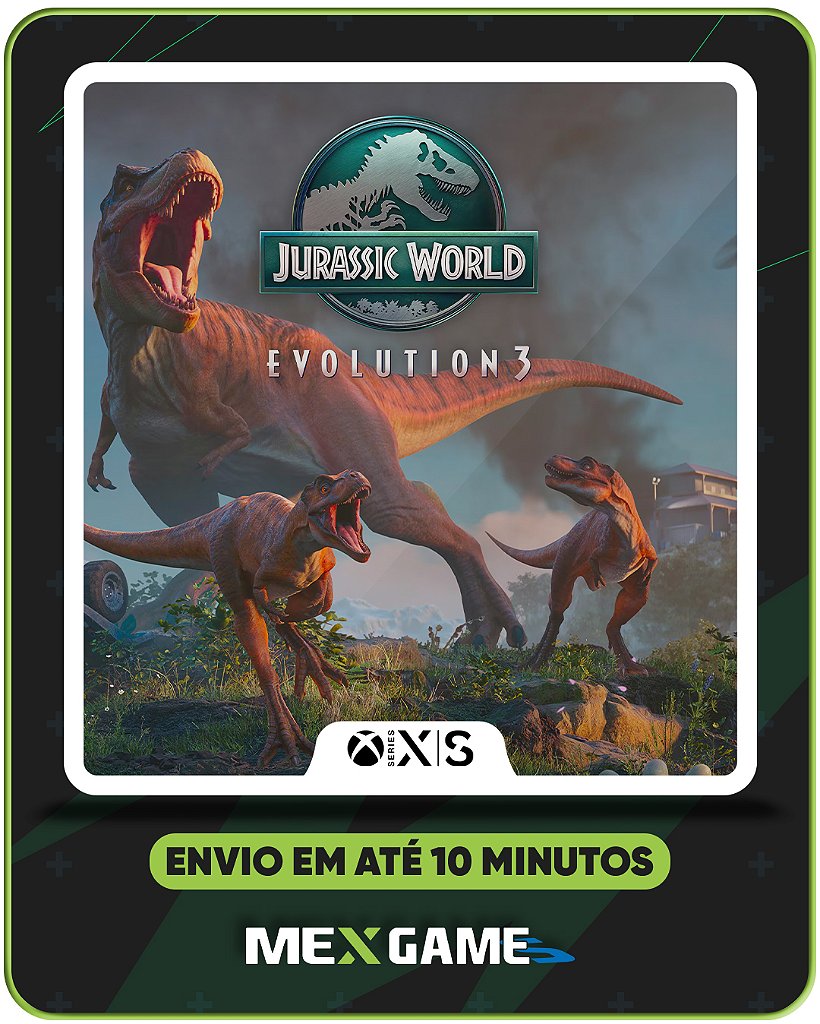 JURASSIC WORLD EVOLUTION 3 - XBOX SERIES X|S - MÍDIA DIGITAL