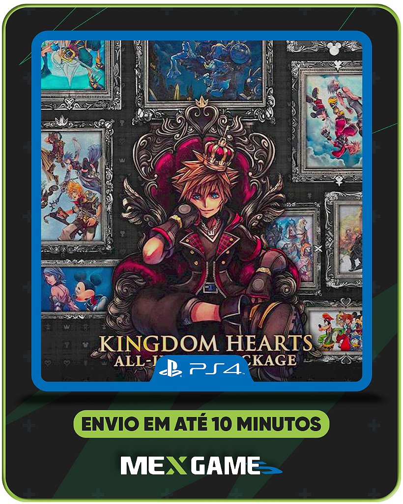 KINGDOM HEARTS III ALL-IN-ONE PACKAGE - PS4 - MÍDIA DIGITAL