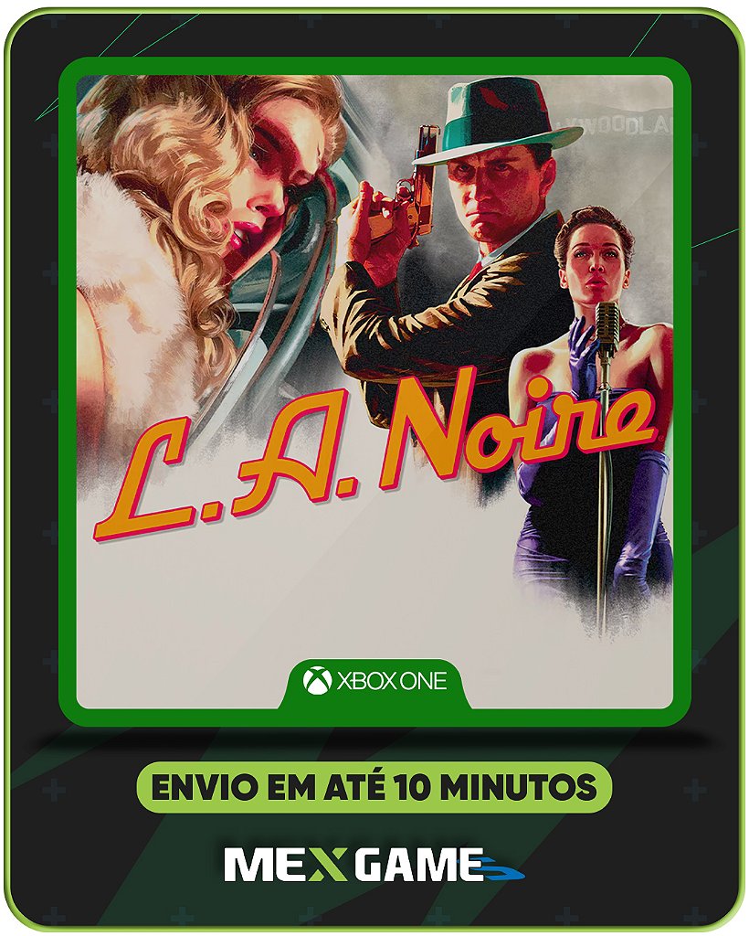 L.A. NOIRE - XBOX ONE - MÍDIA DIGITAL