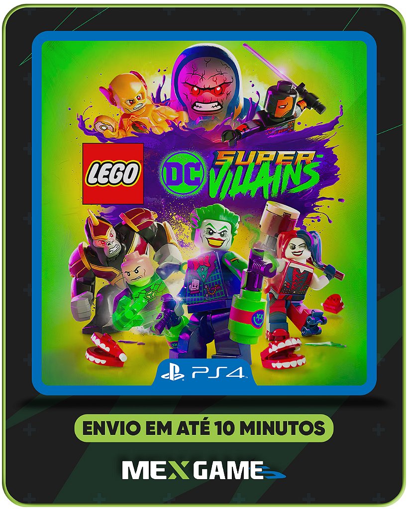 LEGO DC SUPER VILÕES - PS4 - MIDIA DIGITAL