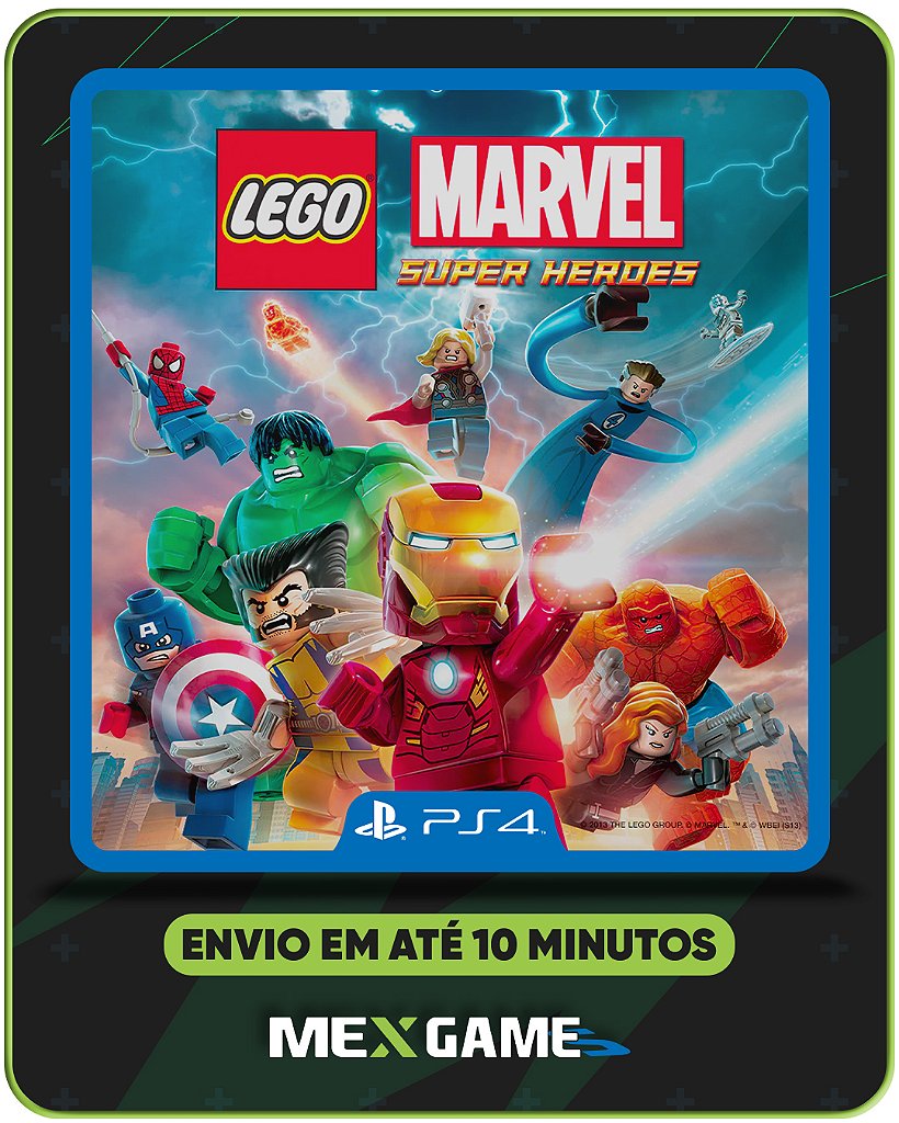 LEGO MARVEL SUPER HEROES - PS4 - MIDIA DIGITAL