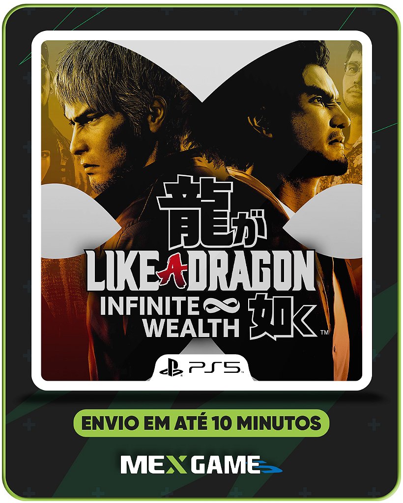 LIKE A DRAGON INFINITE WEALTH - PS5 - MIDIA DIGITAL