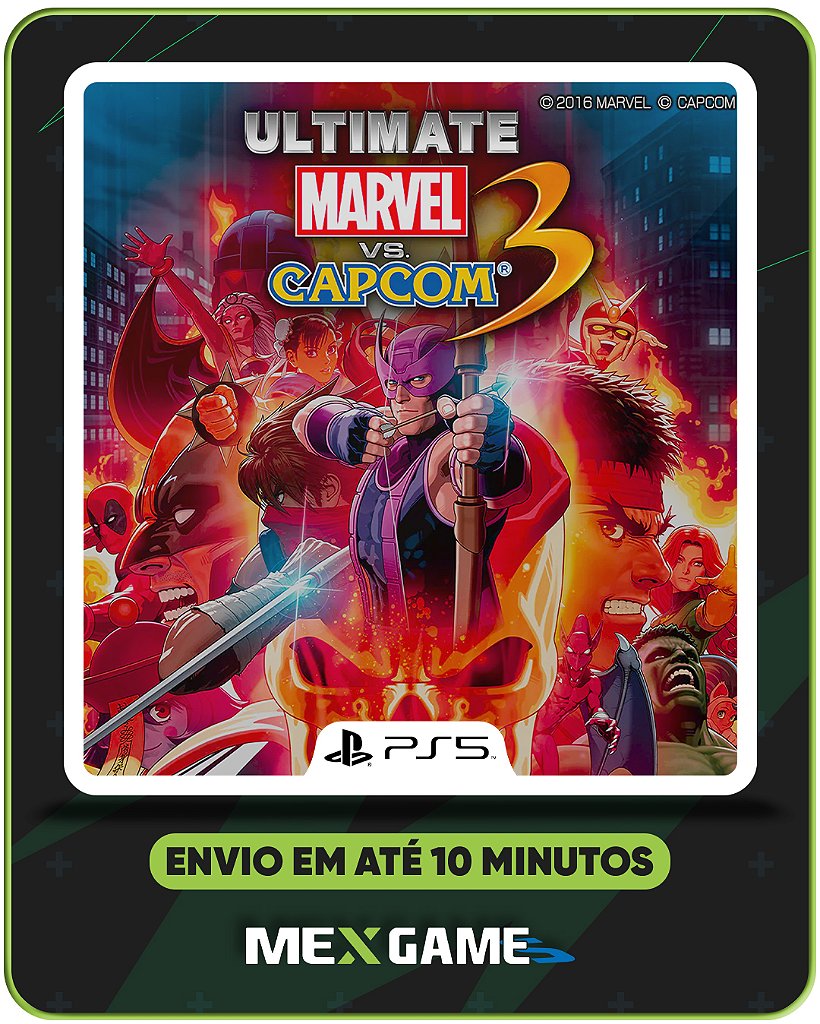 ULTIMATE MARVEL VS CAPCOM 3 - PS5 - MÍDIA DIGITAL