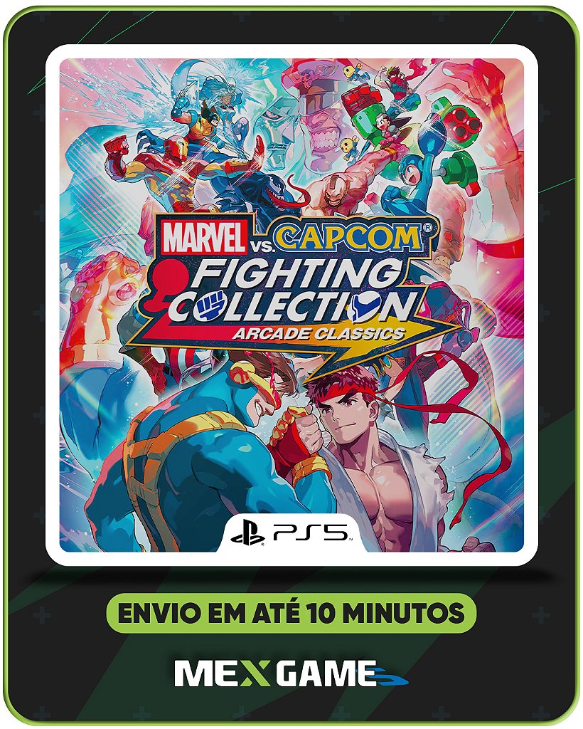 MARVEL VS CAPCOM FIGHTING COLLECTION: ARCADE CLASSICS- PS5 - MÍDIA DIGITAL