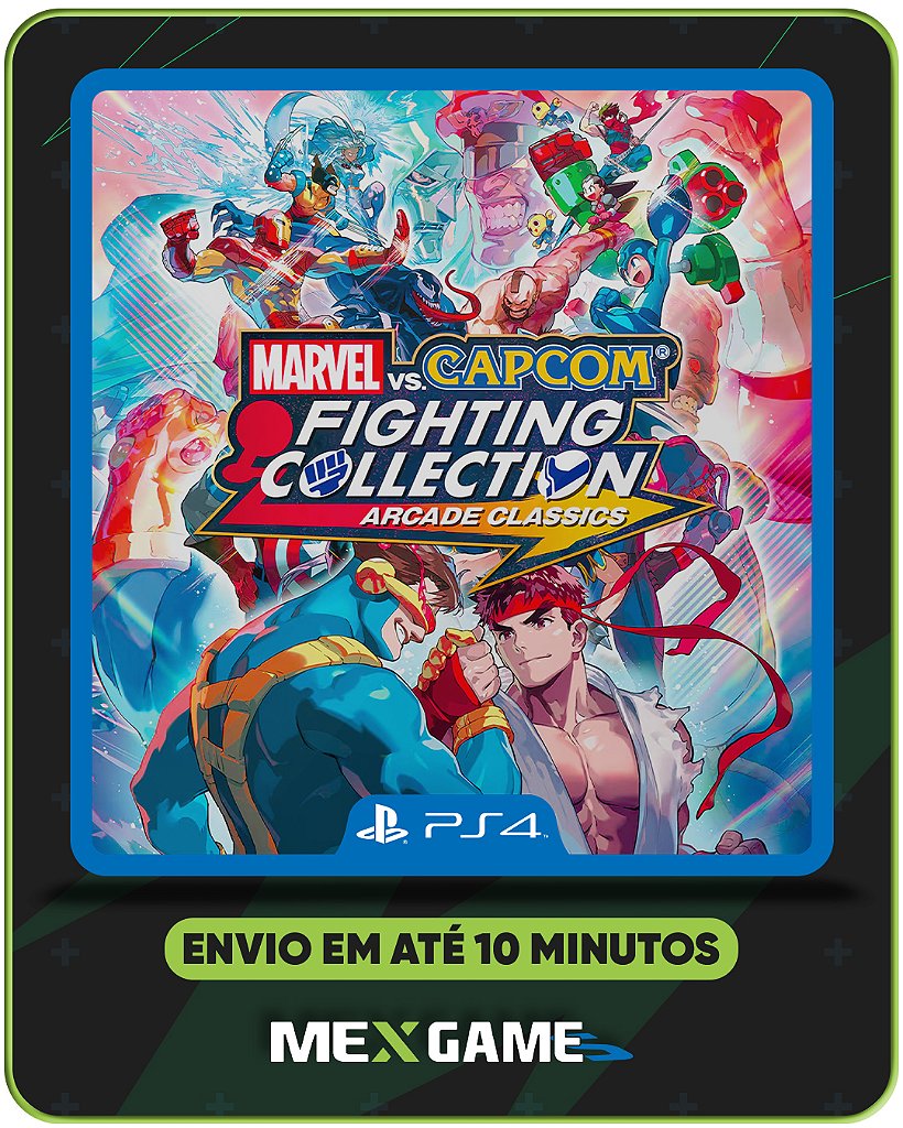 MARVEL VS CAPCOM FIGHTING COLLECTION: ARCADE CLASSICS- PS4 - MÍDIA DIGITAL