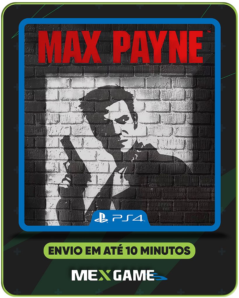 MAX PAYNE - PS4 - MÍDIA DIGITAL
