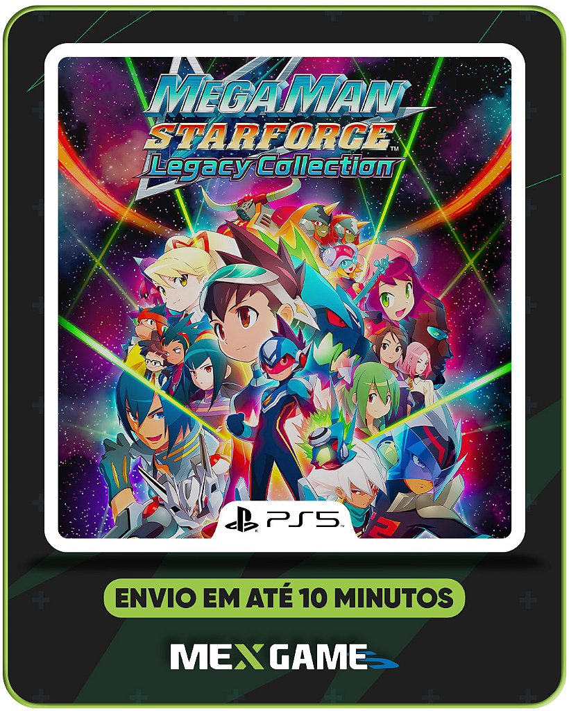 MEGA MAN STAR FORCE LEGACY COLLECTION - PS5 - MIDIA DIGITAL