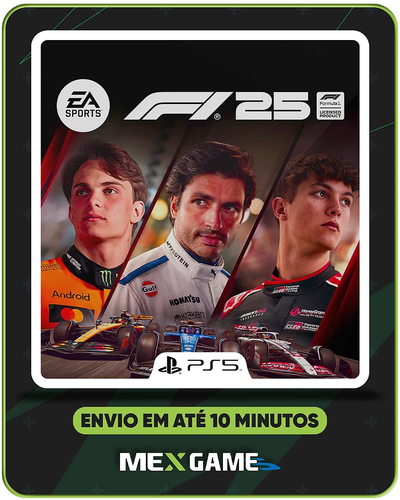 F1 25 - PS5 - MÍDIA DIGITAL