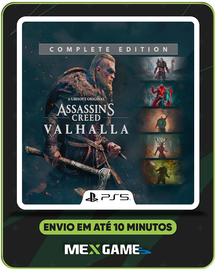 ASSASSINS CREED VALHALLA COMPLETE EDITION - PS5 - MÍDIA DIGITAL