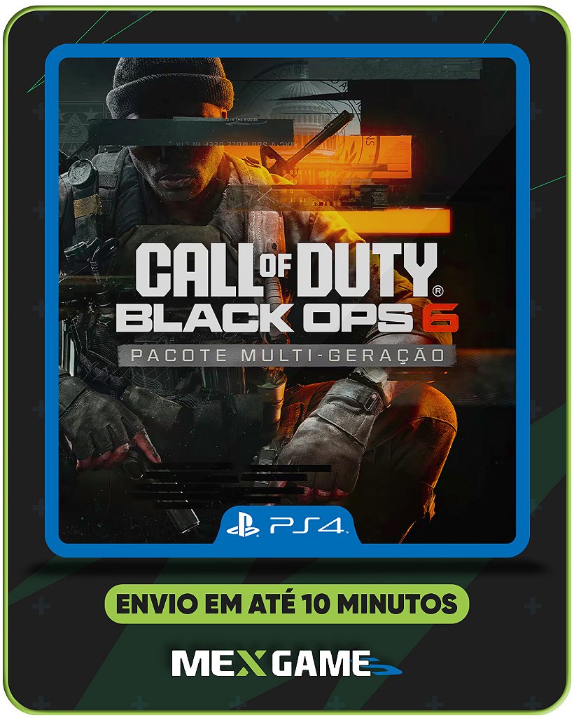 CALL OF DUTY BLACK OPS 6 - PS4 - MÍDIA DIGITAL