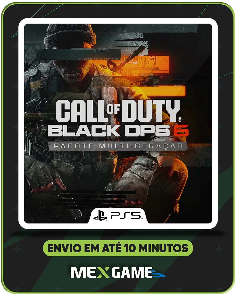 CALL OF DUTY: BLACK OPS 6 - PS5 - MÍDIA DIGITAL