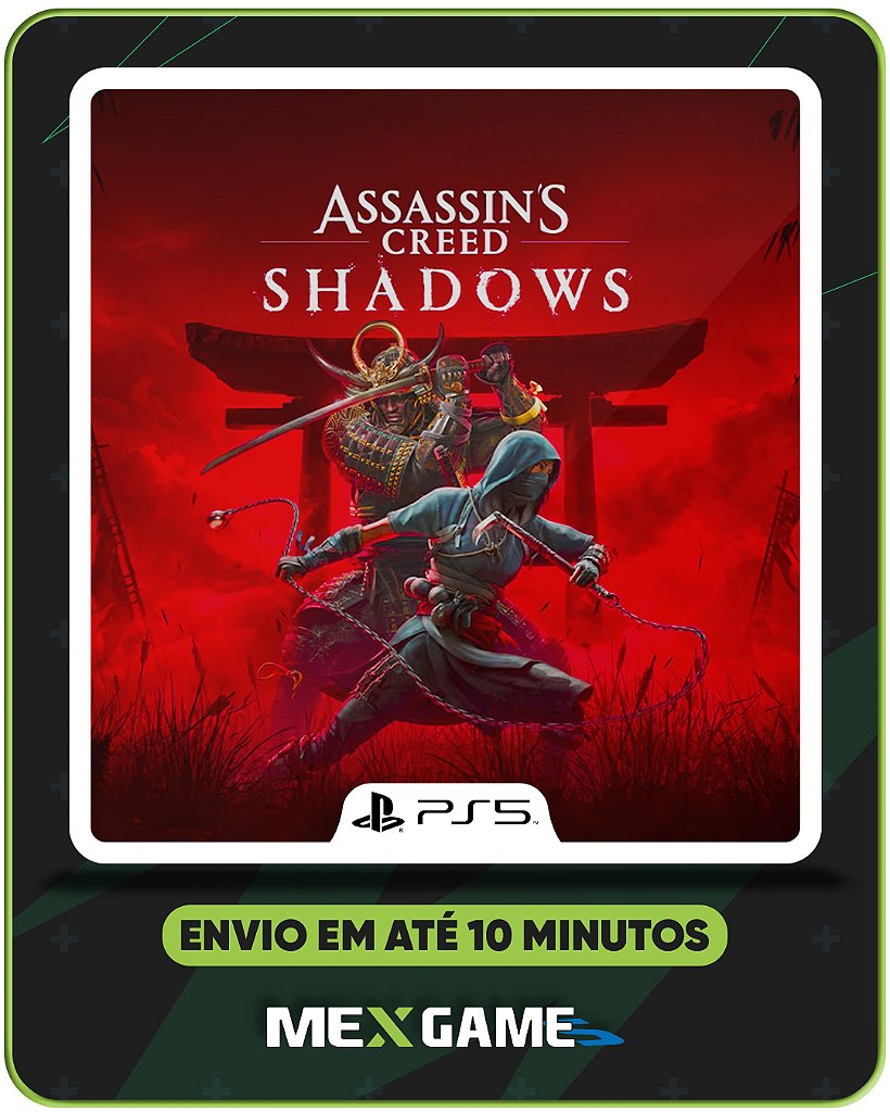 ASSASSINS CREED SHADOWS - PS5 - MÍDIA DIGITAL